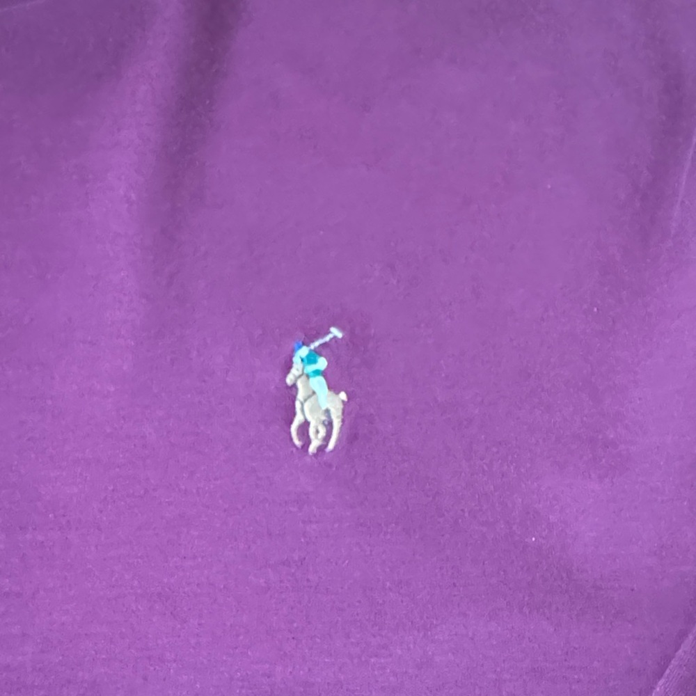 Polo by Ralph Lauren Men's Burgundy Long Sleeve Tee size Large EUC Soft Cotton - Picture 3 of 5